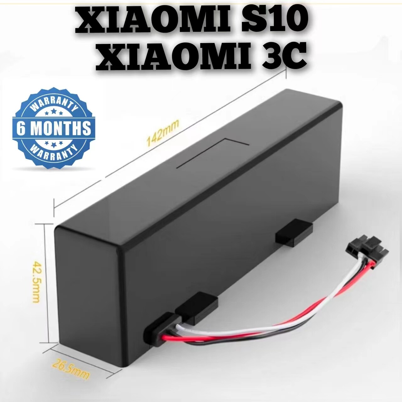 Xiaomi S10 B106GL Xiaomo 3C B106CN vacuum robot battery 3200mAh | Lazada