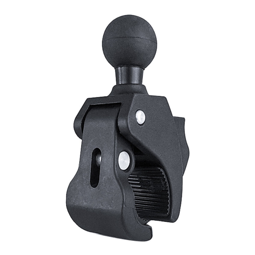 Motorcycle Bicycle Handle Bar Rail Mount with 1 inch Ball Mount for