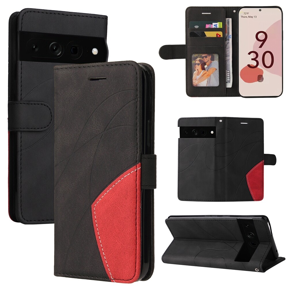 New phone case for google pixel 8 8 pro / pixel 7 7 pro / pixel 6 6a 6 pro magnetic leather wallet card slot flip cover casing