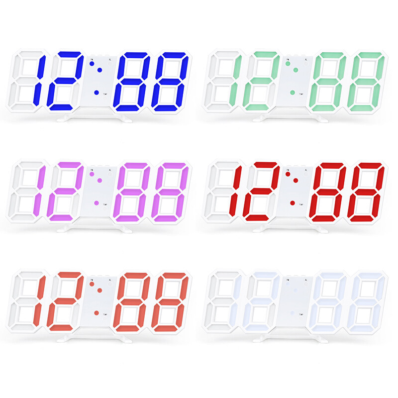 Hàng Ngày Sỉ 3D Có Đèn LED Kỹ Thuật Số Đồng Hồ Điện Tử Báo Động Đồng Hồ Báo Lại Phòng Ngủ Đồng Hồ Báo Thức Để Bàn Đồng Hồ Nhiệt Kế Có Lịch Nhà món Quà Trang Trí bán chạy
