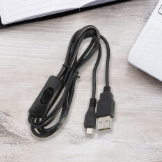 Raspberry 1.5m Micro USB sạc nguồn cáp với On/Off chuyển đổi ca