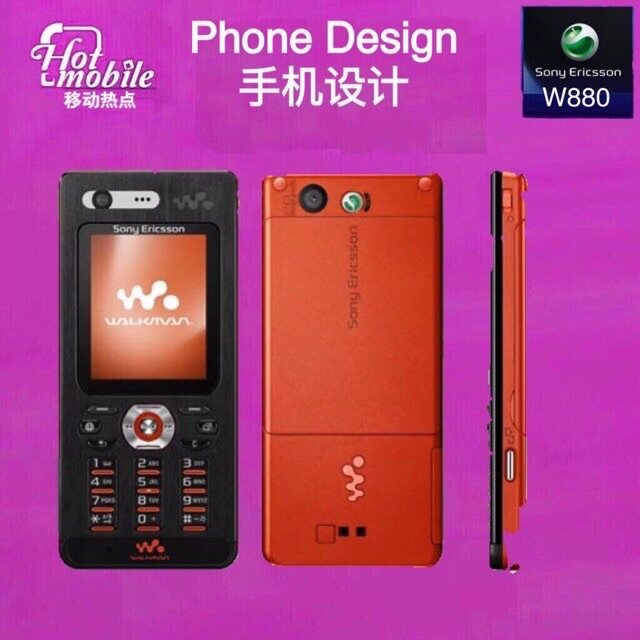 Original Sony Ericsson W880 2nd Renew.Set Telefon 原装索尼爱立信W880 二手翻新手机、