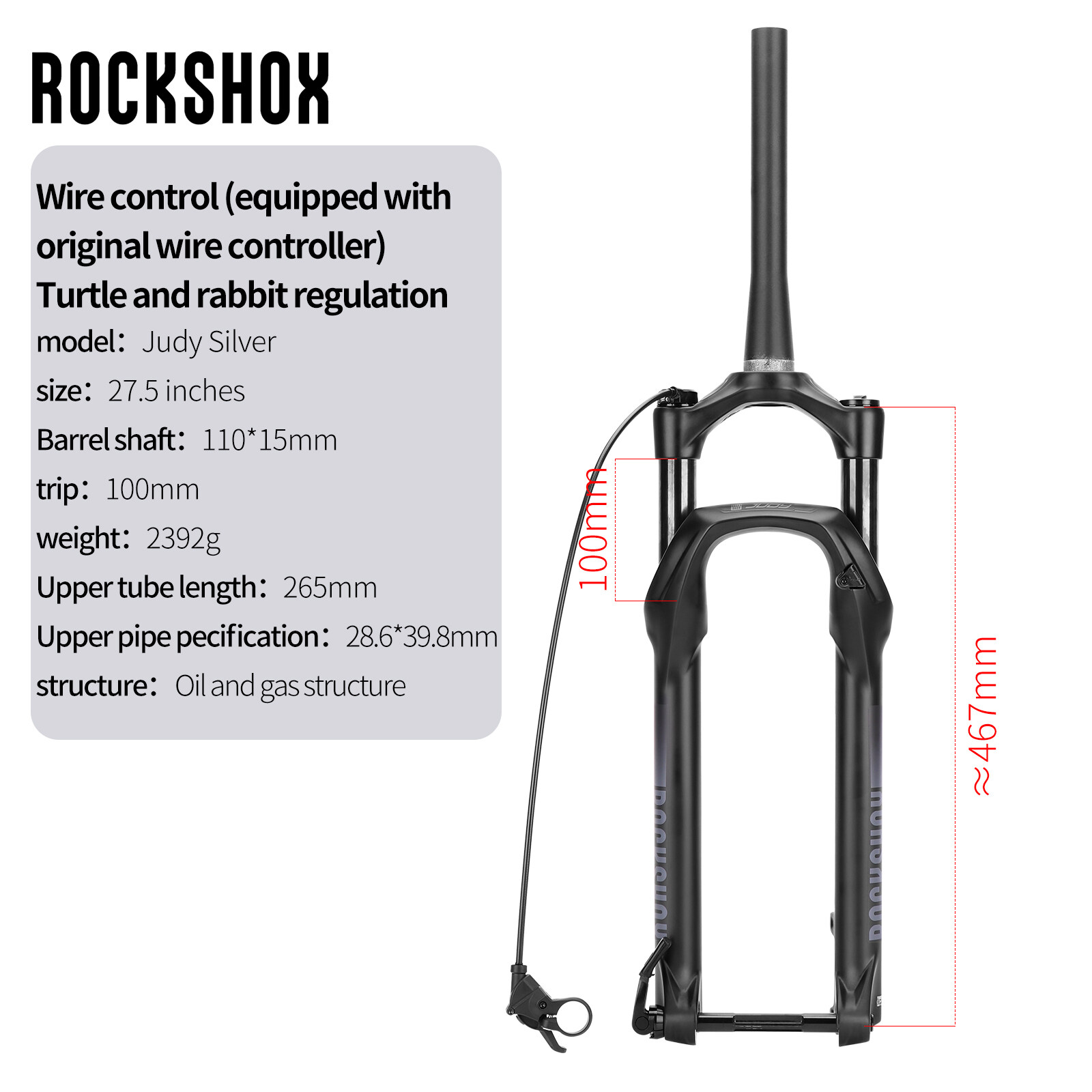 ROCKSHOX Mountain Bike Forks Recon/Dudy 27.5 29er Disc Brake Thru Axle