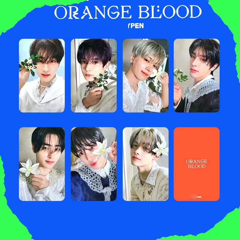 二二  ヒスン ミニフォト 5枚セット Enhypen Mini5 Album Orange Blood Weverse PhotoCards Heeseung Jake