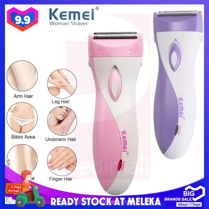 girl hair removal trimmer