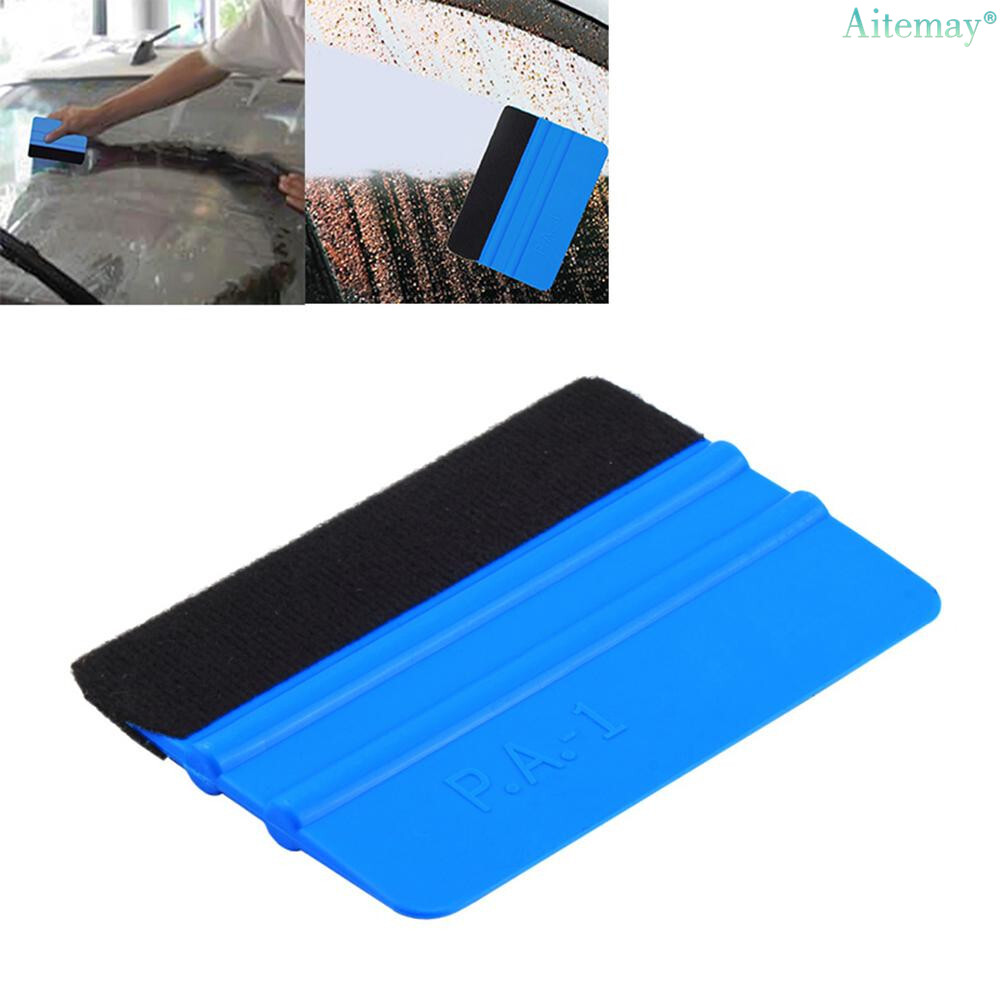 Aitemay Xe Bọc Màng Vinyl Công Cụ Lưỡi Gạt Dụng Cụ Cào Màu Xanh Với Cạnh