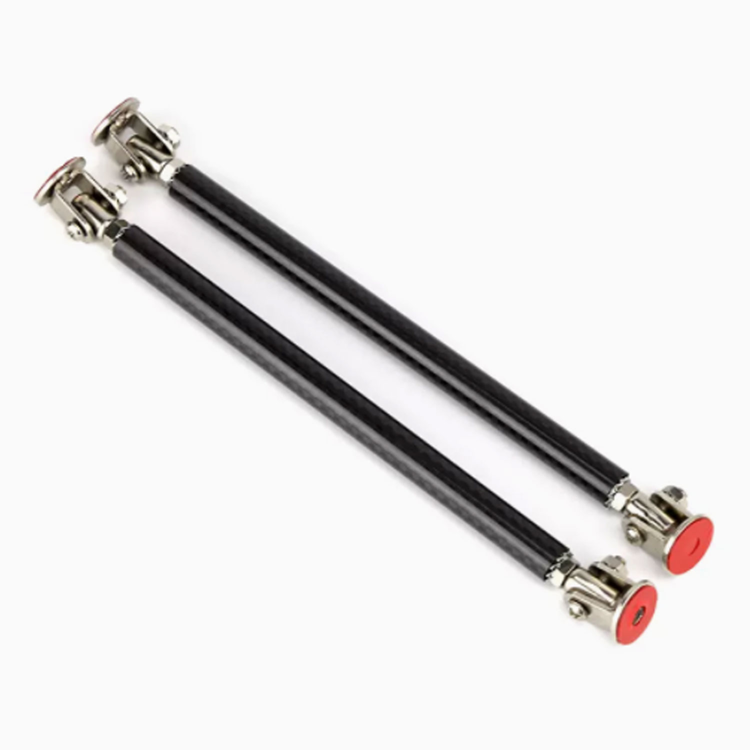 JDMGRAM Stainless Steel Bumper Lip Splitter Rods Universal 2pcs Racing Front Rear Adjustable Paste Strut Bar Kit Decoration Replacement Parts Automobile Exterior Accessories