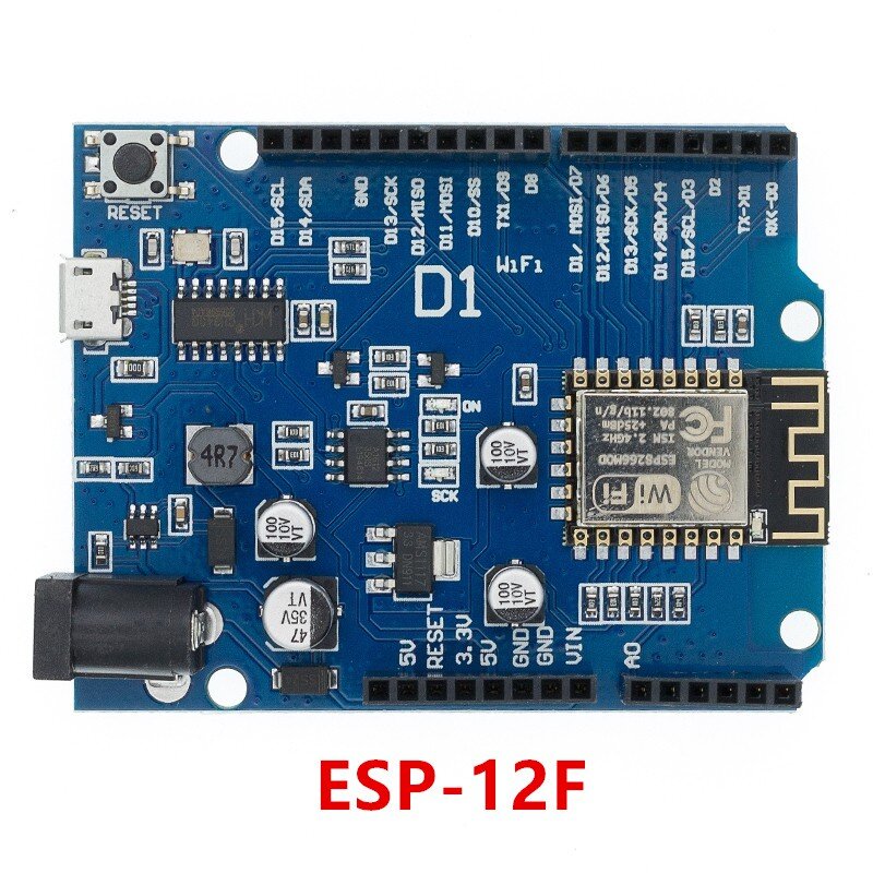 ESP-12E ESP-12F WeMos D1 WiFi uno based ESP8266 shield for arduino ...