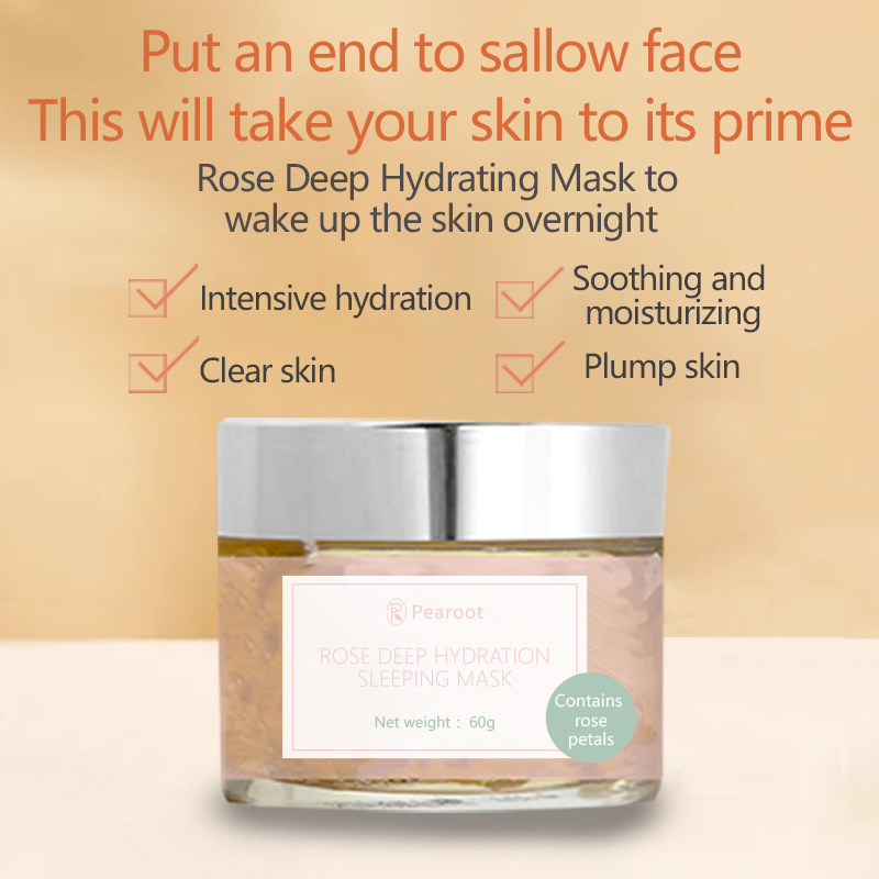 Pearoot Rose Deep Hydration Sleeping Mask 50g Moisturizing