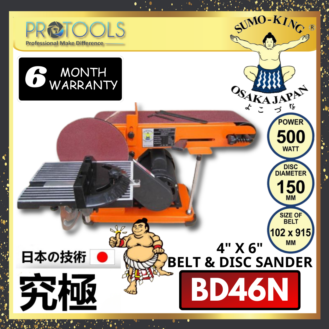 King belt deals and disc sander