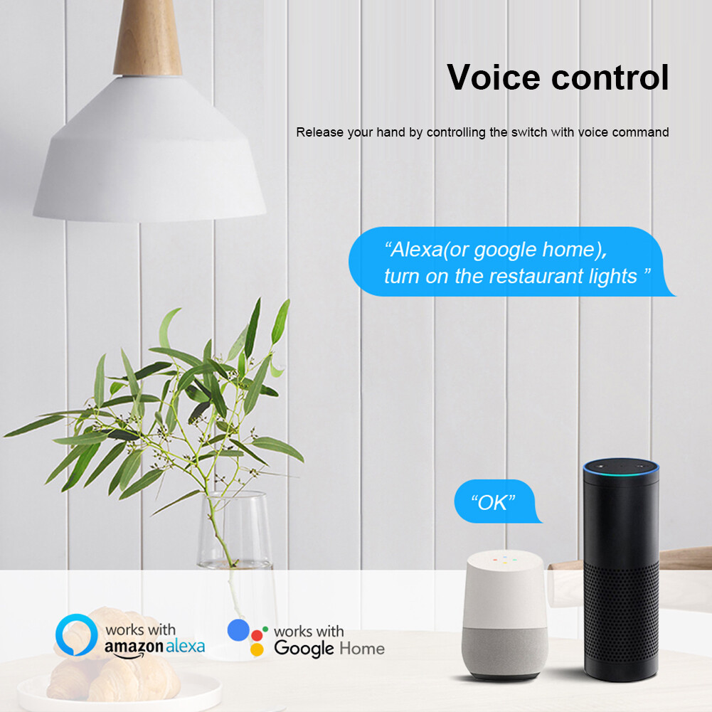 Zigbee công tắc đèn mô-đun làm việc với Alexa Google nhà cuộc sống thông minh chuyển đổi mô-đun