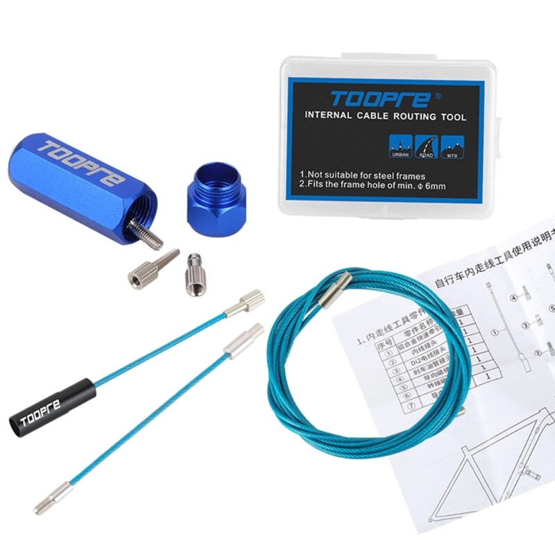 Bicycles Internal Cable Routing Tool Kit Brake Cable Shift Cable Hydraulic Inner Wire Cable Install Guide for Bike Frame