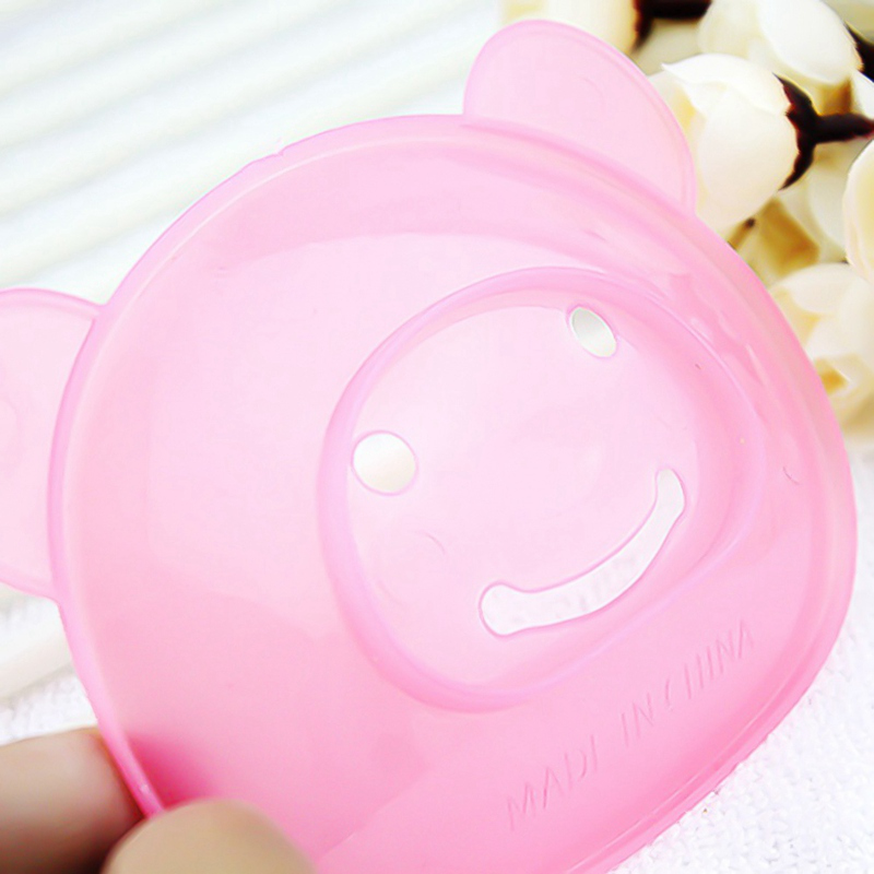 Khay Đựng Xà Phòng Hình Gấu Hoạt Hình Màu Ngẫu Nhiên/Khay Đựng Xà Phòng Khô Ráo Tự Động/Phụ Kiện Đựng Đồ Phòng Tắm Thiết Thực Dễ Thương