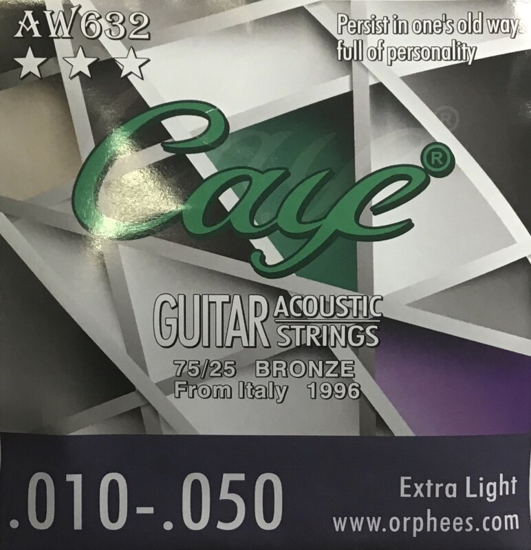 Caye Acoustic Guitar String AW632 Extra Light Malaysia