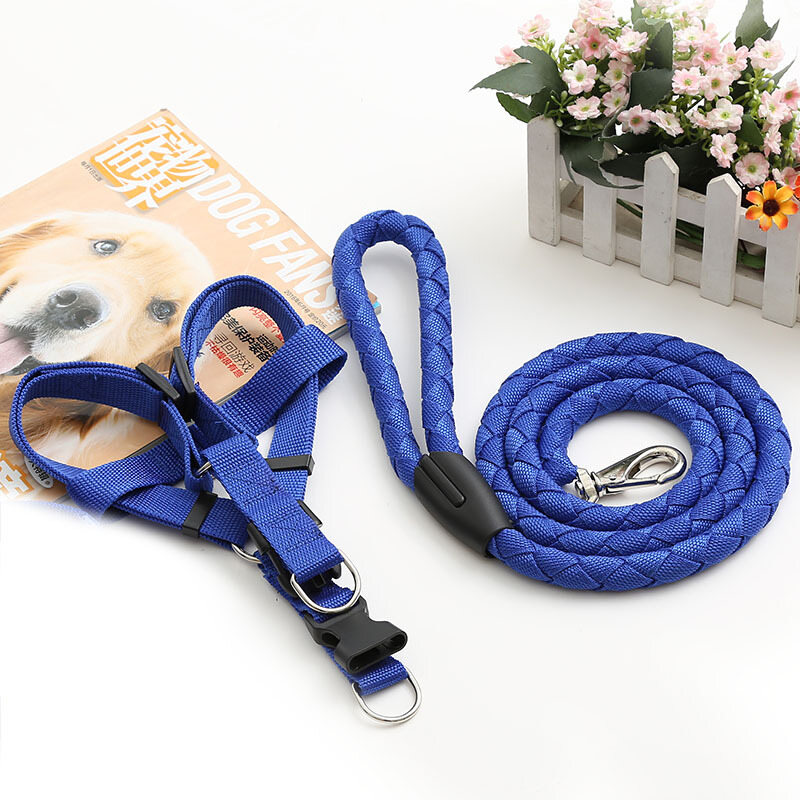 【HATELI】 2 Chiếc Dây Xích Thú Cưng Có Thể Điều Chỉnh Cổ Áo Chuỗi Chó Dây Đeo Ngực Mềm Mại Và Thoải Mái Kích Thước Trung Bình Chó Nhỏ Dây Hai Mảnh (Kích Thước: S/Màu Ngẫu Nhiên)