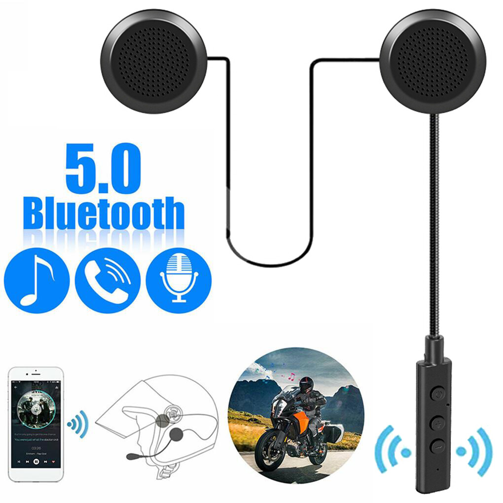 Bluetooth 5.0 Motorcycle Helmet Headset Wireless Riding Headphone Antiinterference Motor Bike Skiing Headphone