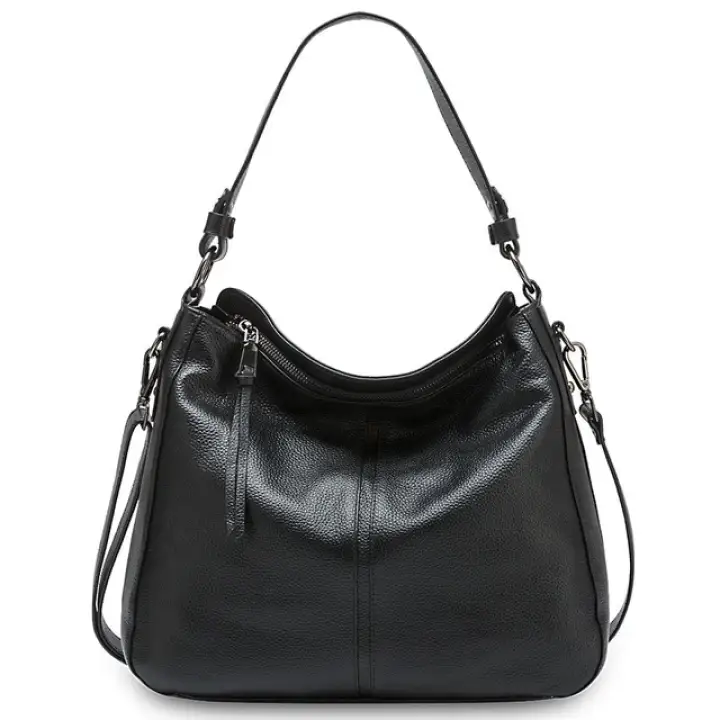 black purse crossbody leather