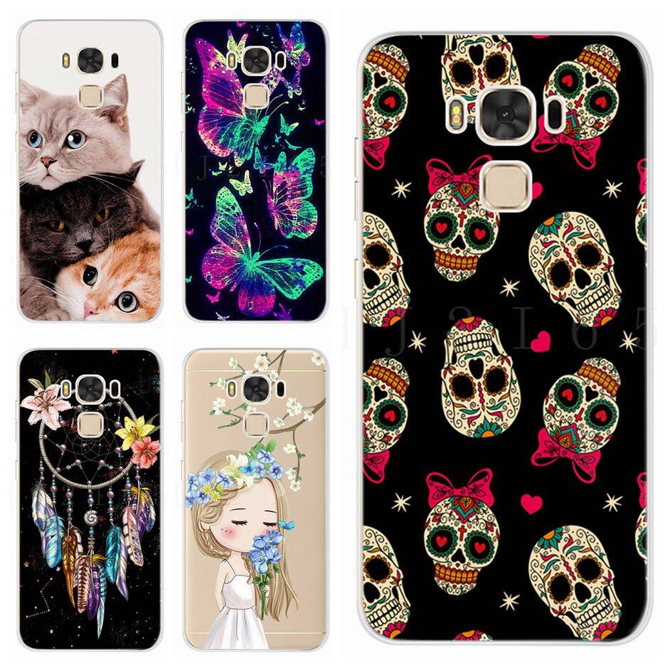 For Asus Zenfone 3 Max ZC553KL Case X00DDB X00DDA X00DD Soft Slim Lovely Painted Phone Cover 5.5 inch