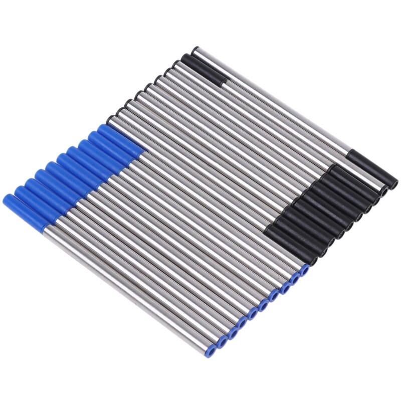10PCS Ballpoint Pen Refills 0.5mm Blue Refill Write Smooth Ballpoint Pen Refills