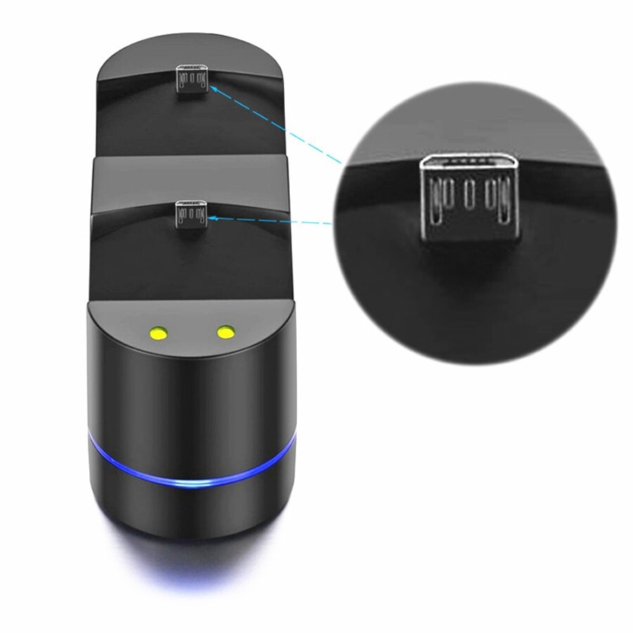Đế Sạc Bộ Điều Khiển PS4 Cho PlayStation4 / Slim PS Pro Dualshock 4 Đế Sạc Bộ Điều Khiển Tay Cầm Chơi Game Có Dây Cáp