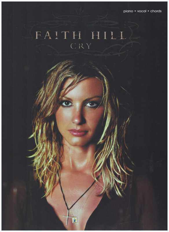 Faith Hill Cry / PVG Book / Piano Book / Vocal Book / Voice Book / Guitar Book / Gitar Book / Music Book Malaysia