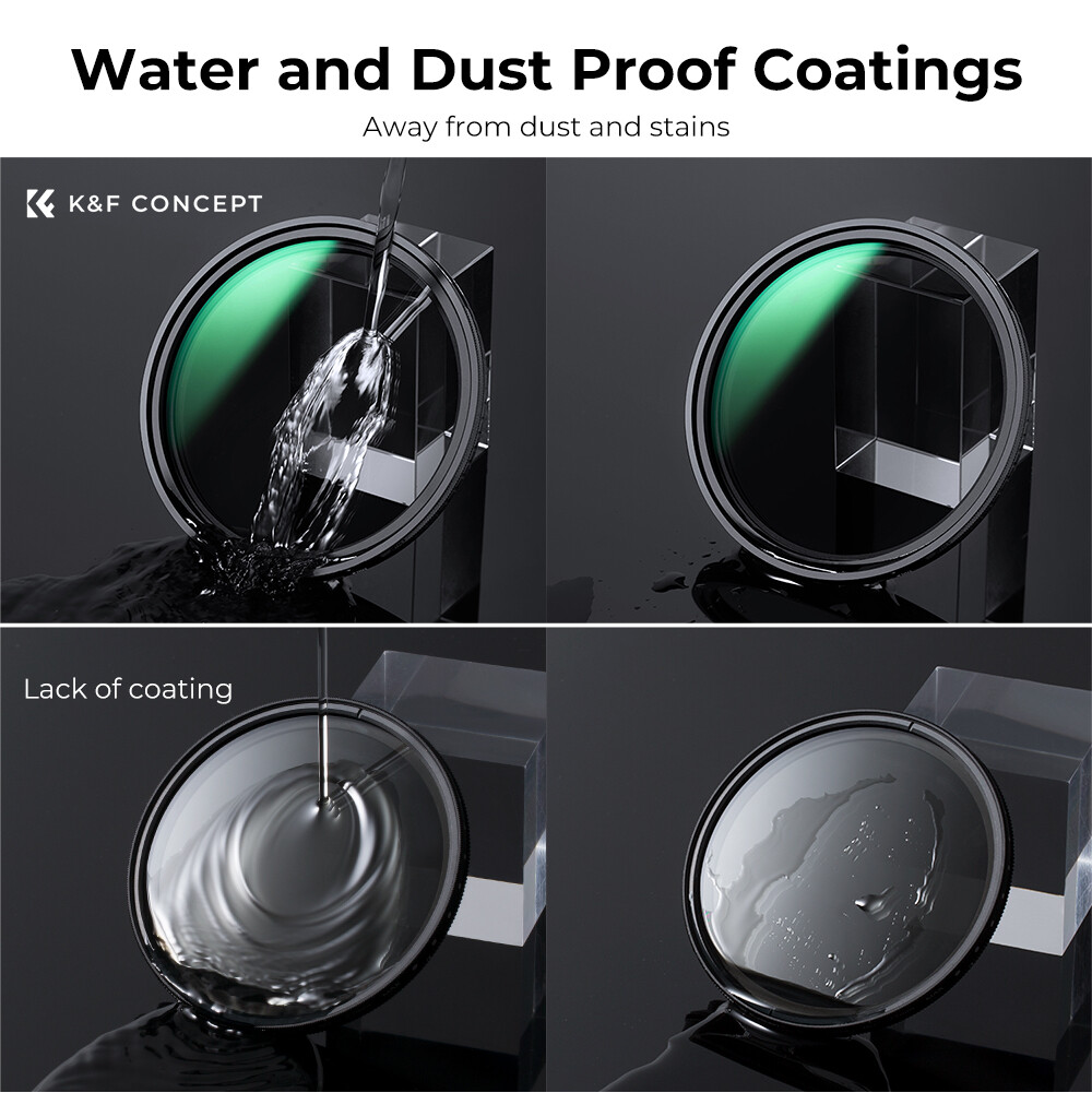 K&F Concept Magnetic ND8-ND128(3-7 Stop) Fader ND Filter Lens Neutral Density Variable Multiple Layer Coated 49mm 52mm 58mm 62mm 67mm 77mm 82mm for Camera Lens