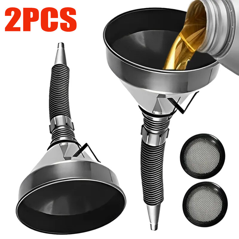 Phễu tiếp nhiên liệu động cơ xe hơi với ống nước nối dài lọc cho xe tải xe máy tự động