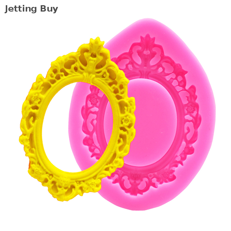 【Jettingbuy】 Flash Sale 3D Frame Silicone Fondant Mold Cake Decorating Chocolate Baking Mould Tools