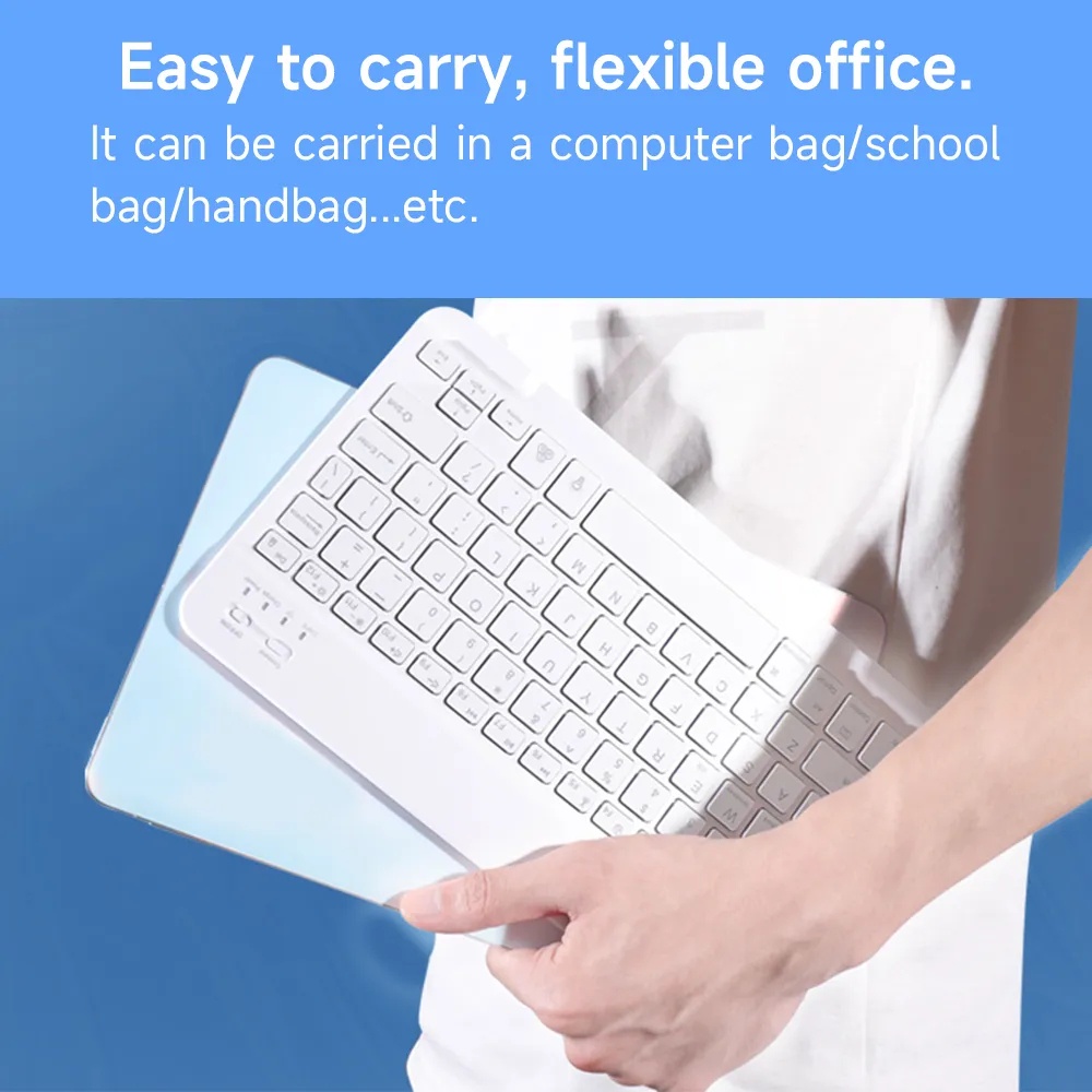 For Amazon Fire HD 10 Plus 2021 2017 2019 HD 8 Plus 2022 2020 7 6 HDX 8.9 Wireless Keyboard Bluetooth Keyboard and Mouse Portable Keyboard Mouse
