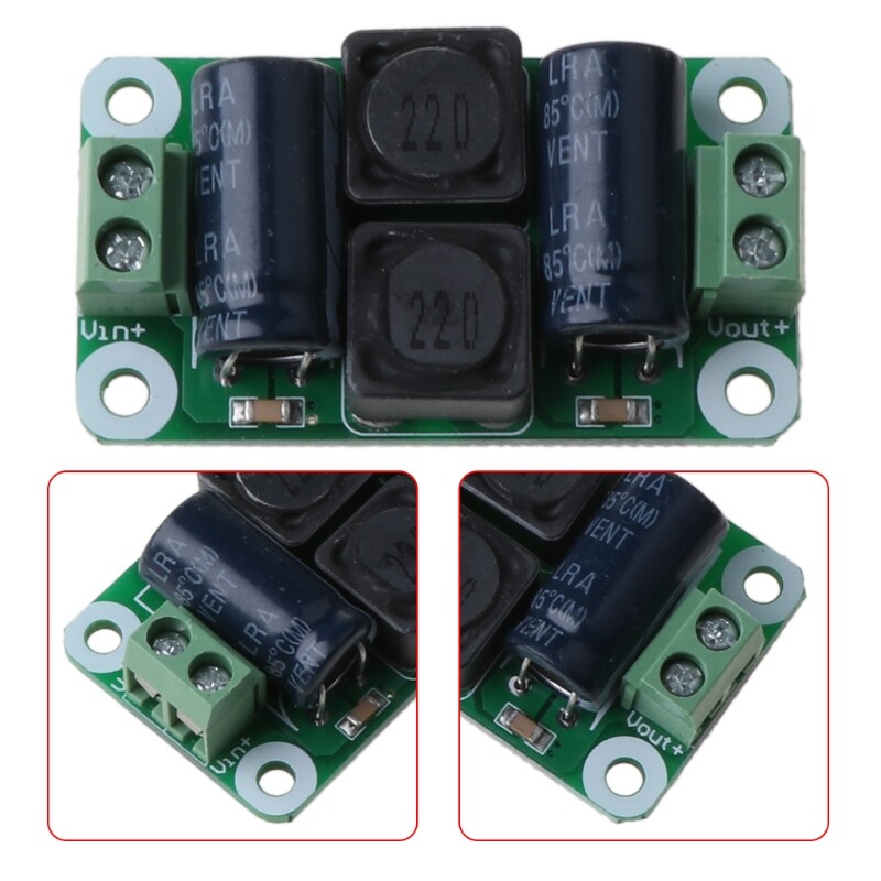 【Ready stock】 0-50V 4A for DC Power Supply Filter Board Class D Power Amplifier Interference Suppression Module Car EMI Control Panel