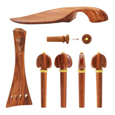 Bộ Phụ Kiện Đàn Violin Muslady 4/4 Bộ Gỗ Đặc Đỏ Với Đuôi Xe Chin Phần Còn Lại Chốt Điều Chỉnh Chốt