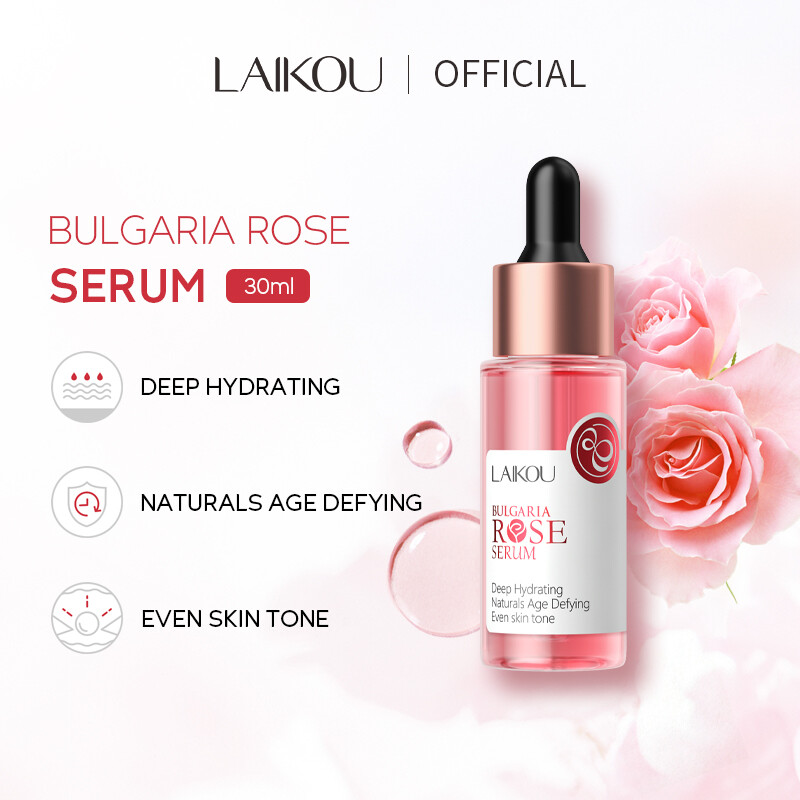LAIKOU Bulgaria Rose Serum Brightening Deep Hydrating Anti-aging Skin Care 17ml