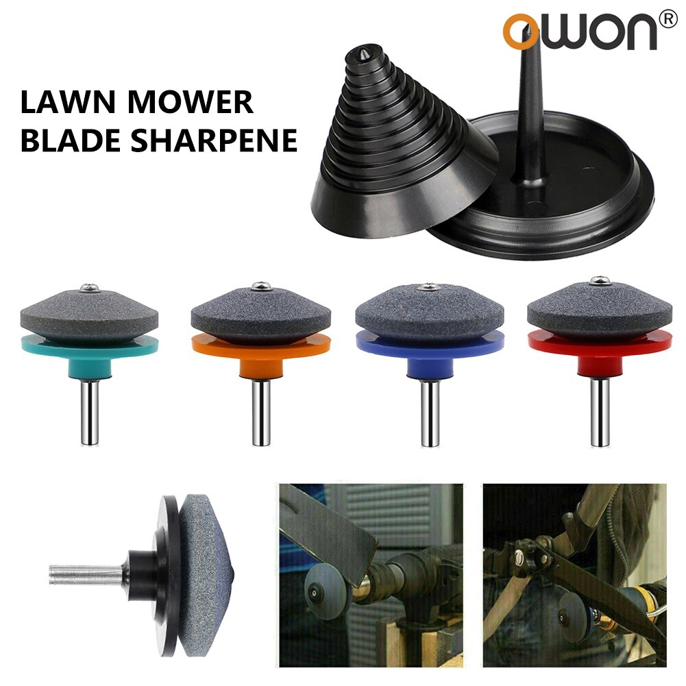 Blade Sharpener Professional Sharp Speed Grinding Universal Electric Lawn Mower Blade Sharpener Balancer Rotary Grinding Tools Lawnmower Accessories