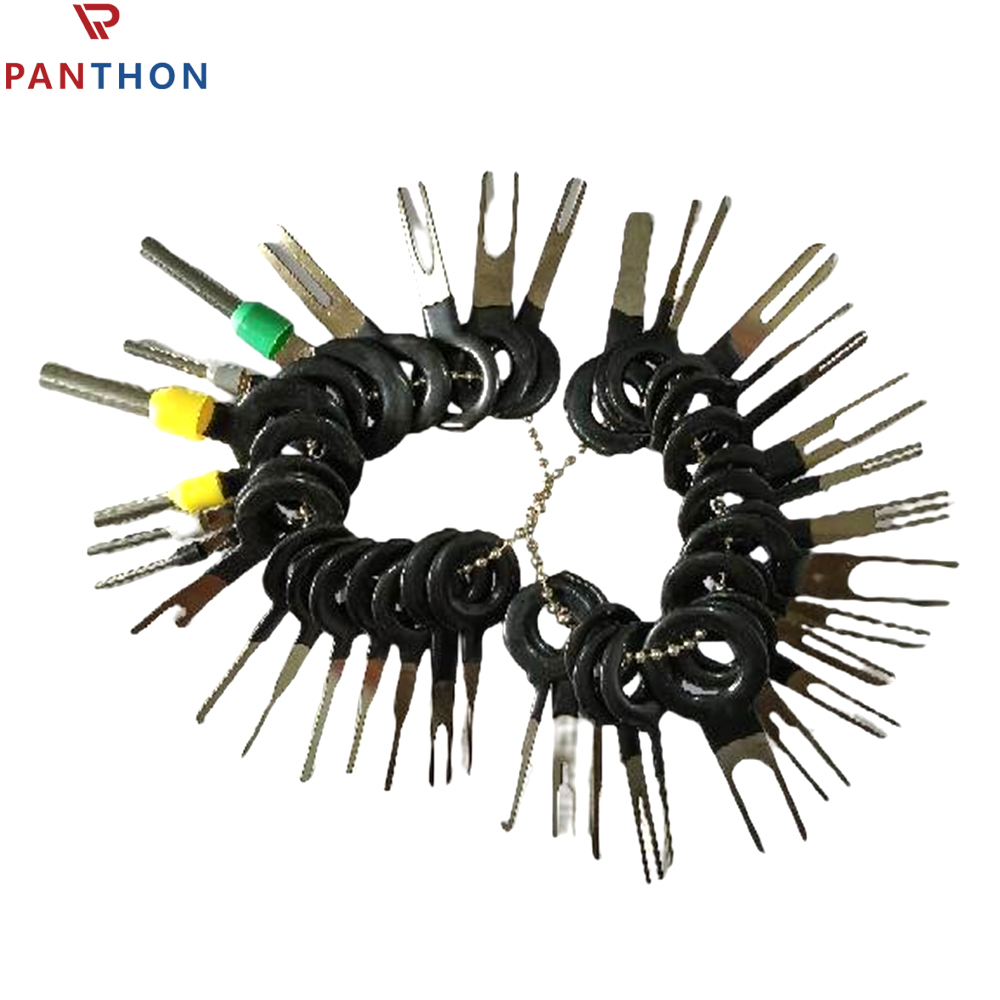 PANTHON Terminal Removal Tool Kit Terminal Ejector Kit for Car Pin Wire Connector Puller Repair Key Removal Tools