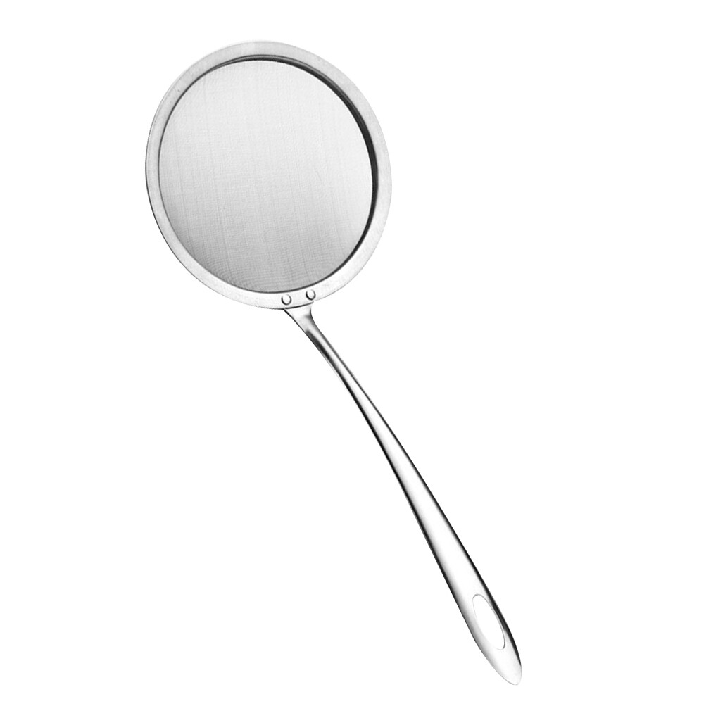 Stainless Steel Wire Fine Mesh Oil Strainer Flour Colander Sieve Sifter