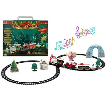small train set for christmas tree
