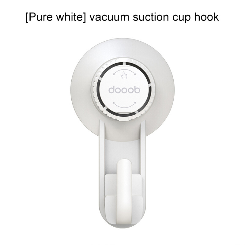 Vacuum Suction Cup Hook Portable Hanger and Clothes Organizer Powerful Suction Cup Bathroom Hooks, Waterproof Shower Hooks, Easy to Install and Remove, Reusable