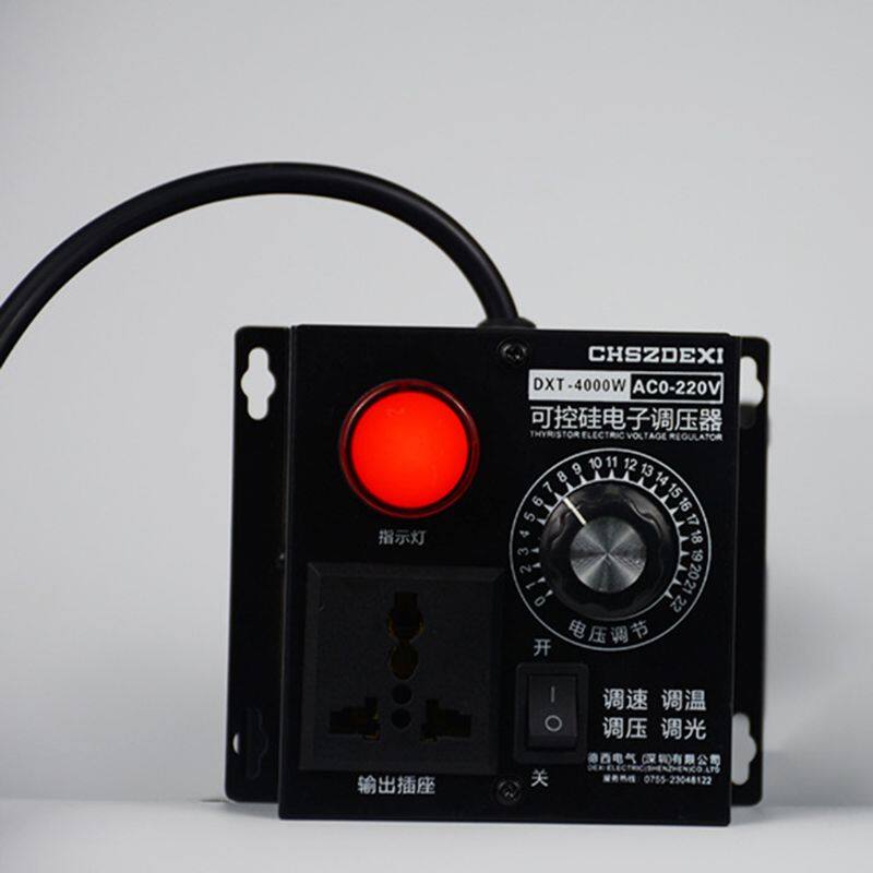 Bộ Điều Chỉnh Điện Áp SCR, Quạt Động Cơ Nhiệt Độ AC 220V 4000W, Tốc Độ Điều Khiển Mờ Có Thể Điều Chỉnh