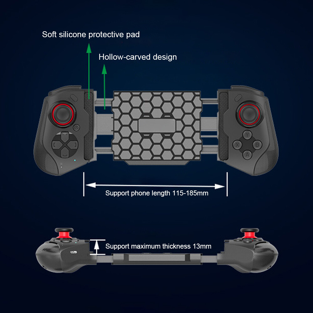 Mocute 060 Tay Cầm Chơi Game Bluetooth, Đối Với IOS Android Trò Chơi Điện Thoại Cần Điều Khiển PUBG Điều Khiển Kính Thiên Văn Gamepad, Có Thể Sạc Lại
