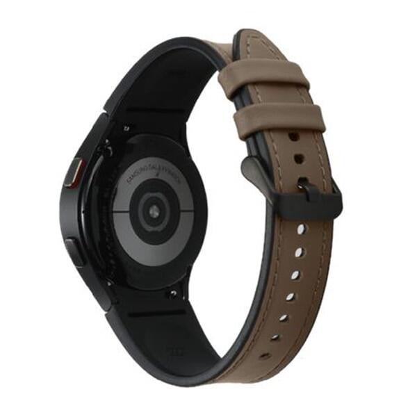 Leather strap For Samsung Galaxy Watch 4 classic 46mm 42mm 44mm 40mm No