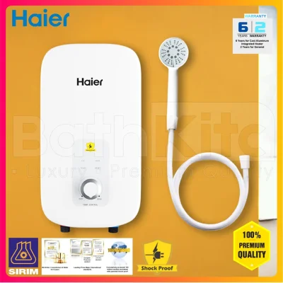 (SIRIM APPROVED)(SHOCK PROOF) (ORIGINAL) Haier Water Heater EI36L1 Without Pump