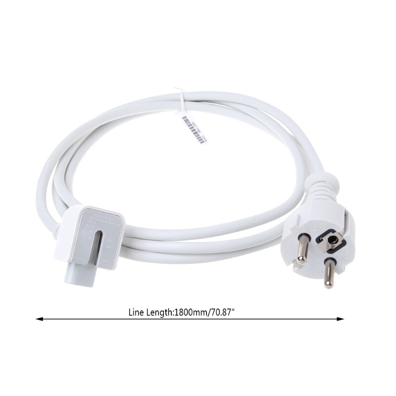 Cáp Nối Dài Bộ Chuyển Đổi Nguồn AC Cắm Chuẩn EU Đối Với Macbook Pro 11 12 13.3 15