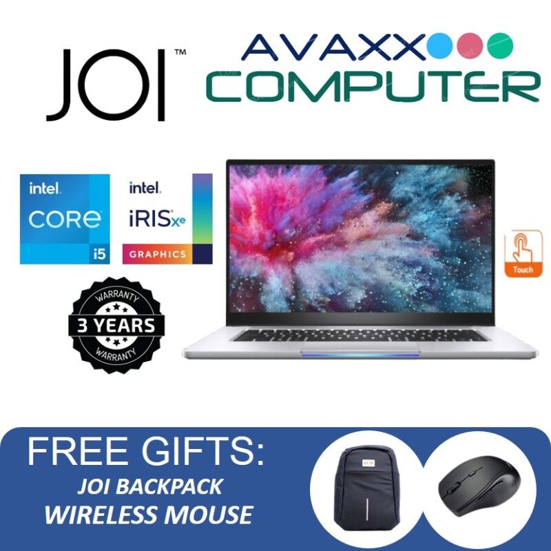JOI BOOK 5115 15.6 FHD Touch Laptop Shadow Gray ( I5-1135G7, 8GB, 512GB SSD, Iris Xe, W10 ) Malaysia