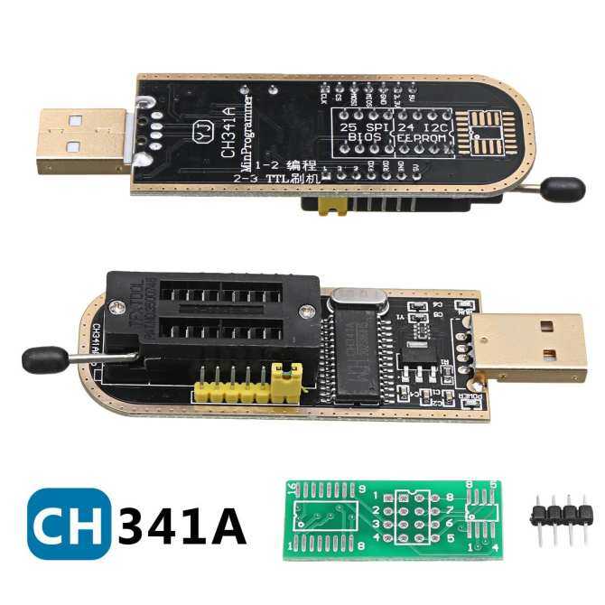 Bảng giá USB Lập Trình Chip Đốt Dòng CH341A 24 EEPROM BIOS Writer 25 SPI Flash Phong Vũ