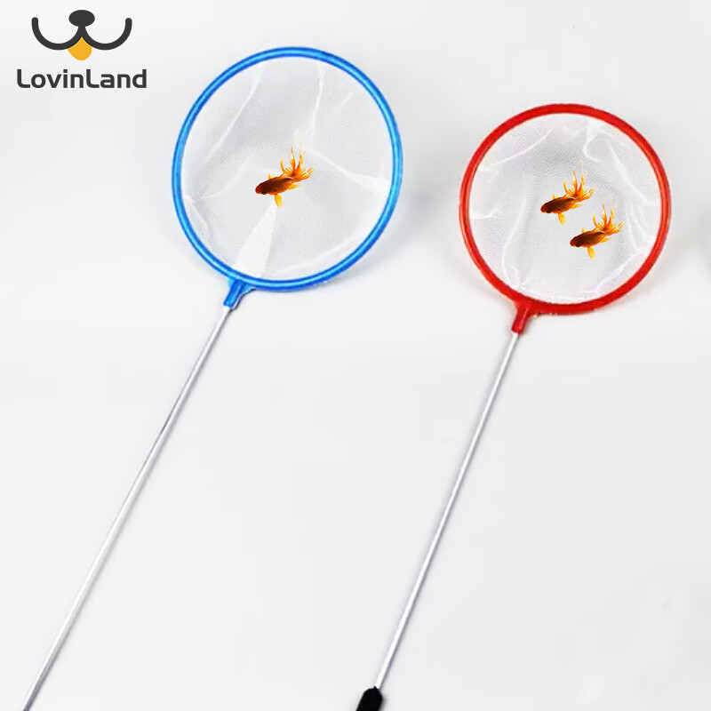 Aquarium Accessories Small Fish Net Fishing Net Children Fishing Net Fish Tank Aquarium Fishing Net（L）