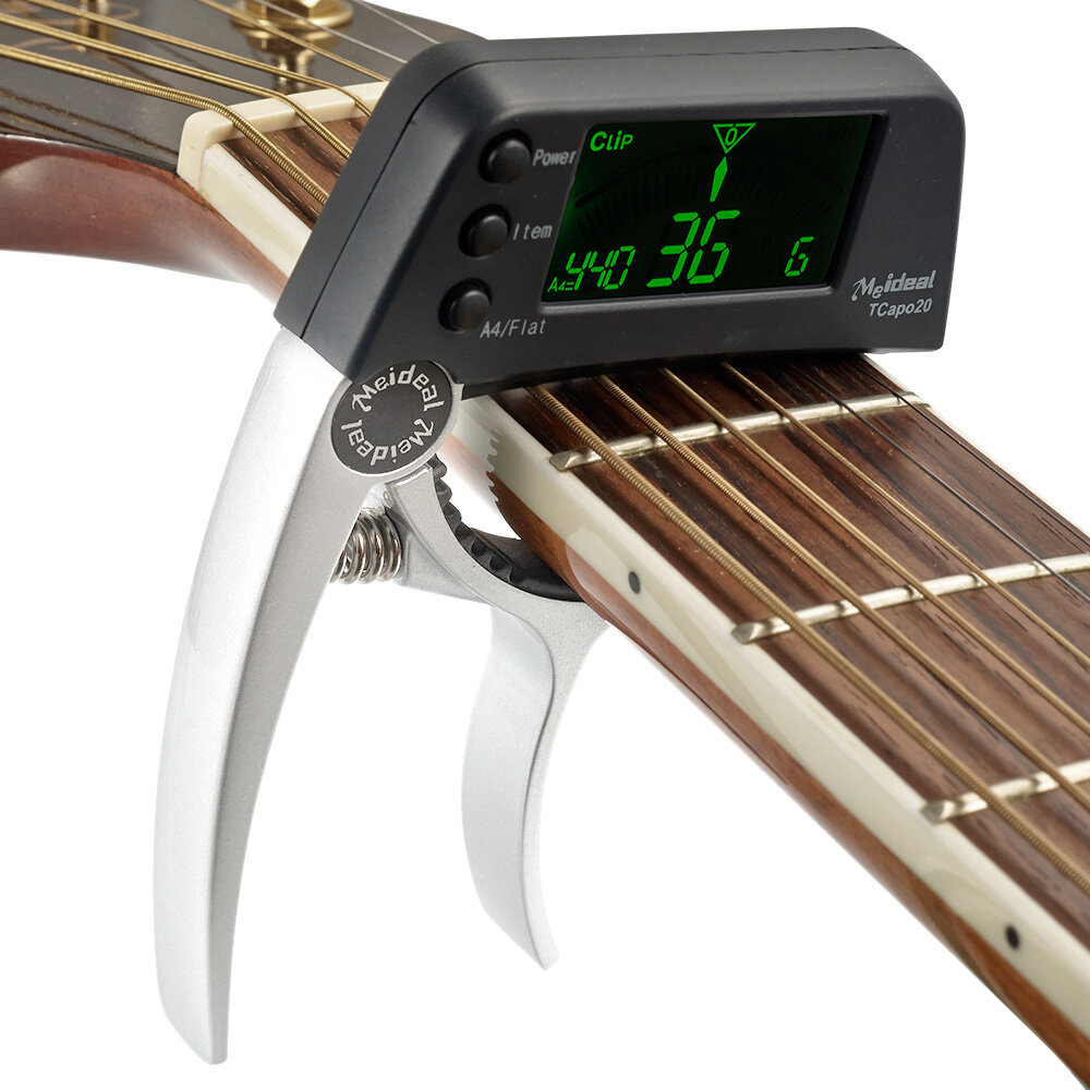 Meideal TCapo20 Quick-replaceable Key Capo Tuner Alloy Material for Acoustic Electric Guitar Bass Chromatic