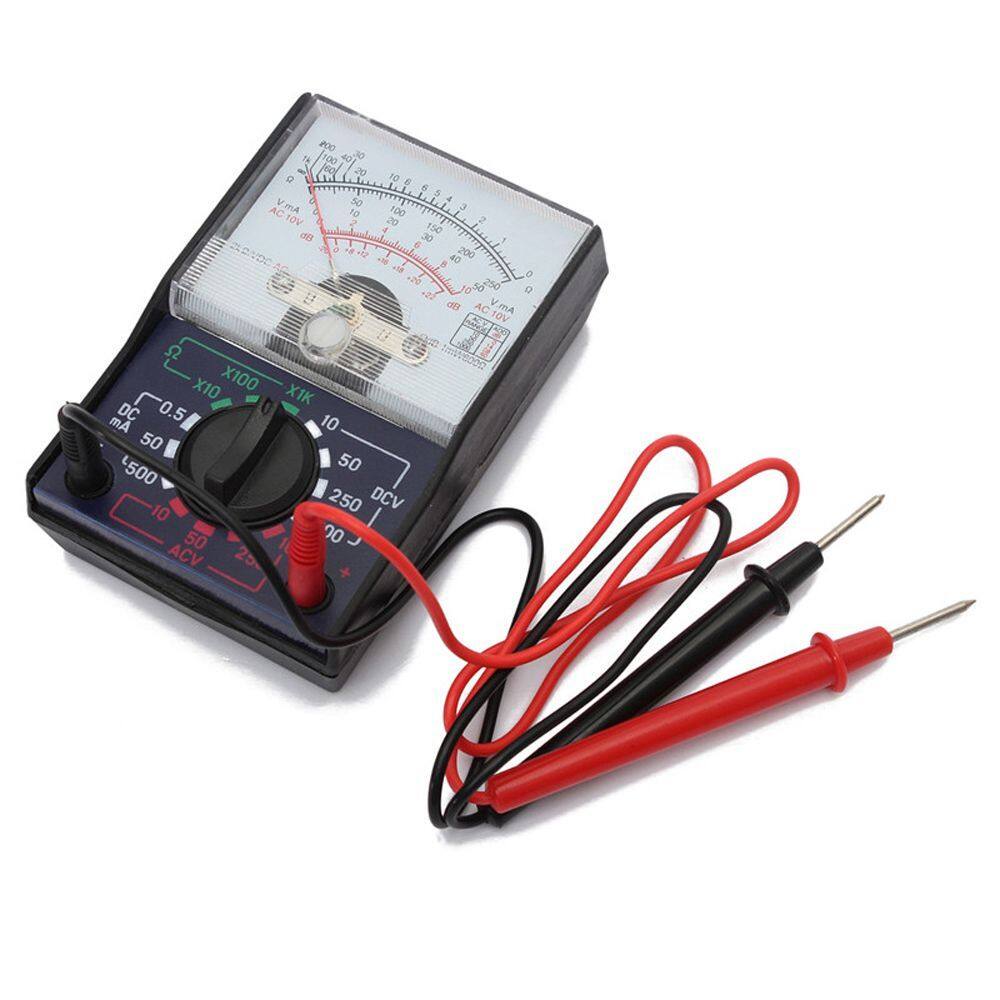 YANGS Voltage/Current Gauge with 2 Pen Test Mini Pocket Voltmeter Ammeter Multi Tester Electrical Teaching Volt Tester Multimeter DC/AC Voltmeter Pointer Multimeter DC/AC Current Meter
