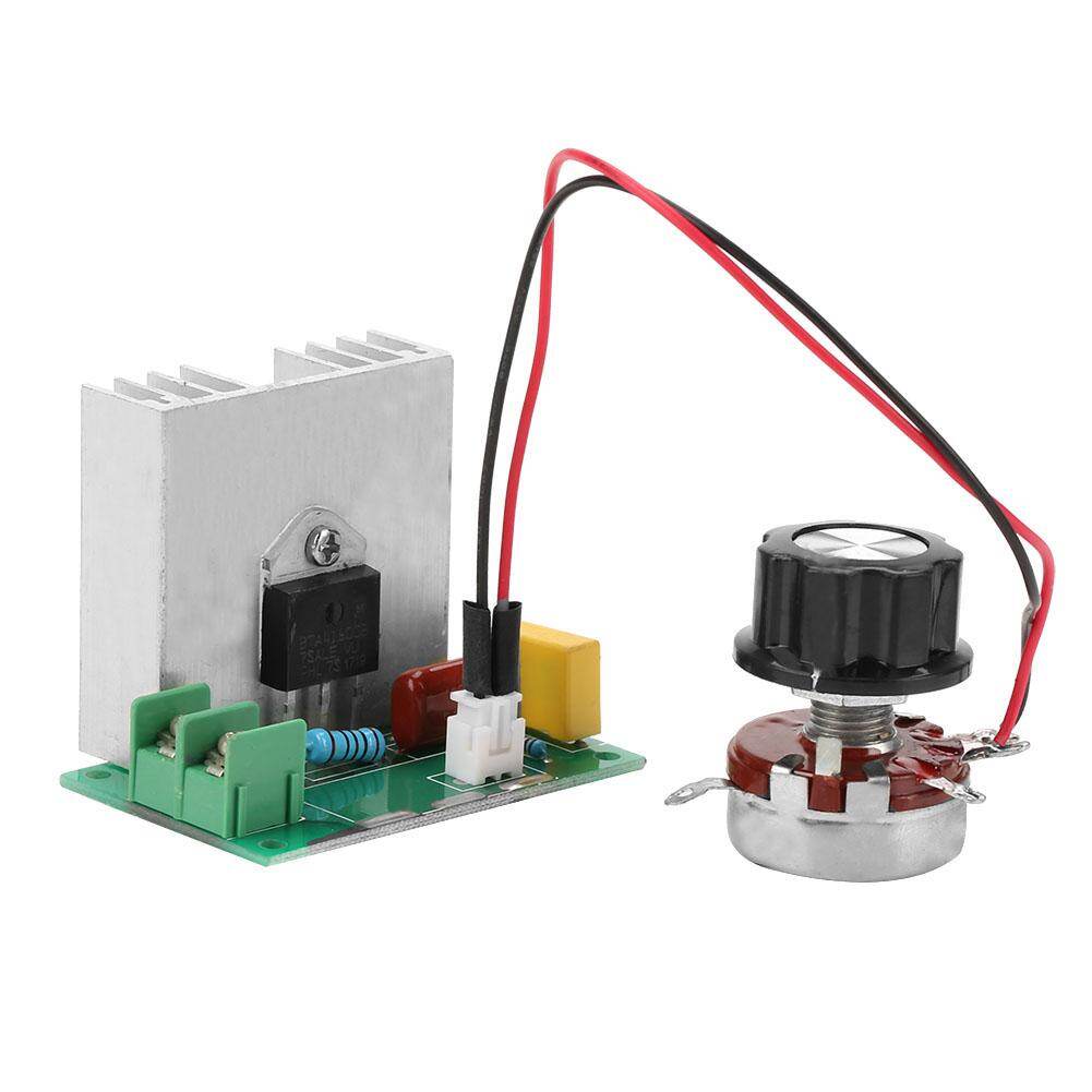 Bộ Điều Chỉnh Tốc Độ Động Cơ AC 0-220V 4000W 40A Bộ Điều Chỉnh Điện Áp Đèn LED