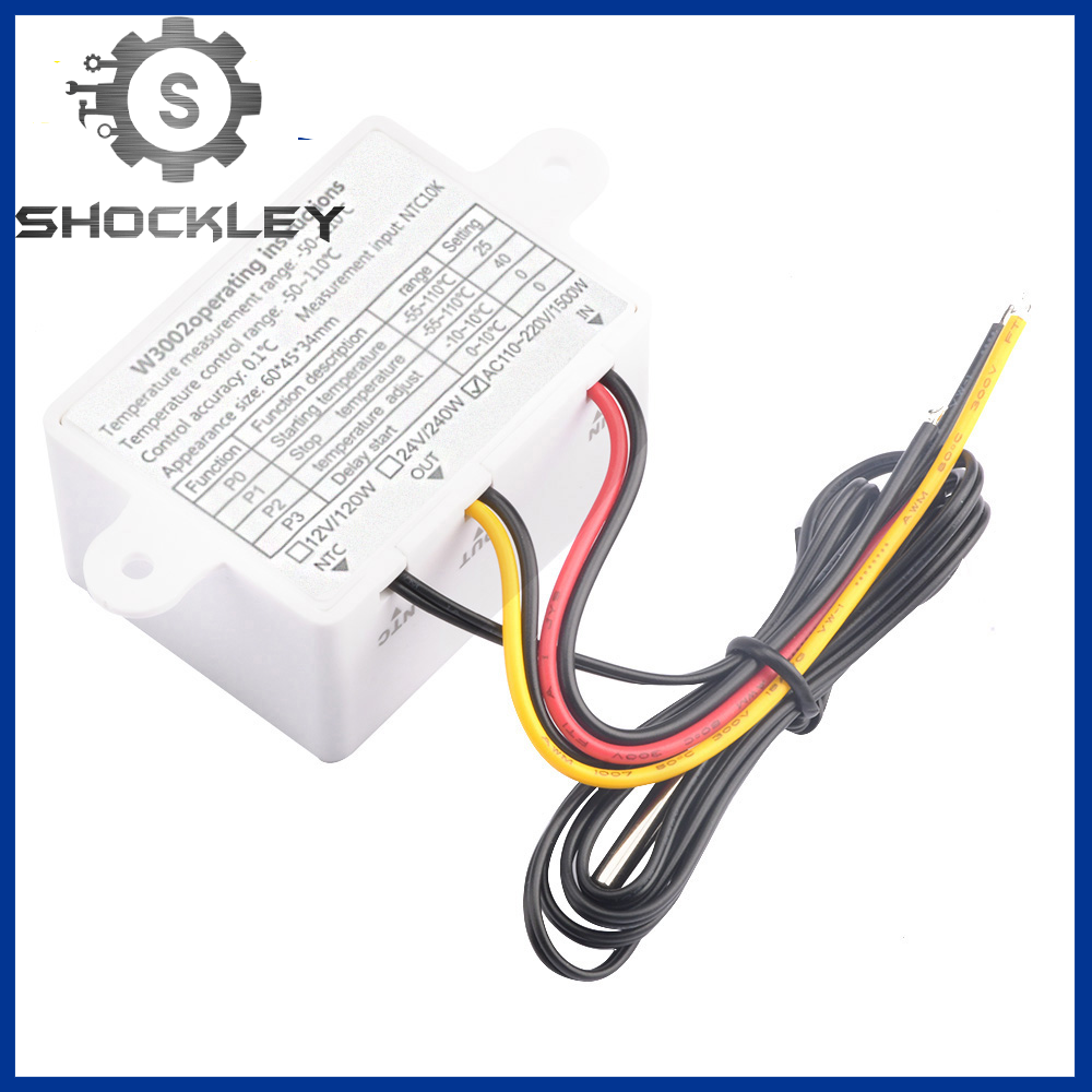 Shockley Xh-w3002 Digital W3002 Ac110-220v Led Temperature Controller Microcomputer Thermostat Controller Switch Module AC 110-220V Temperature control range: - 50 ℃ - 110 ℃ Direct output