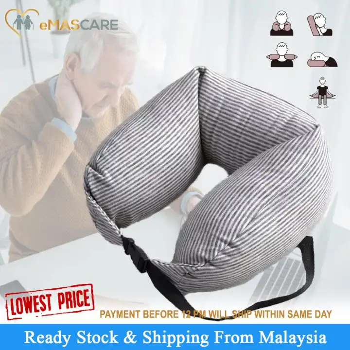 Emascare Comfortable U Shaped Pillow Bolster Neck Support Bolster